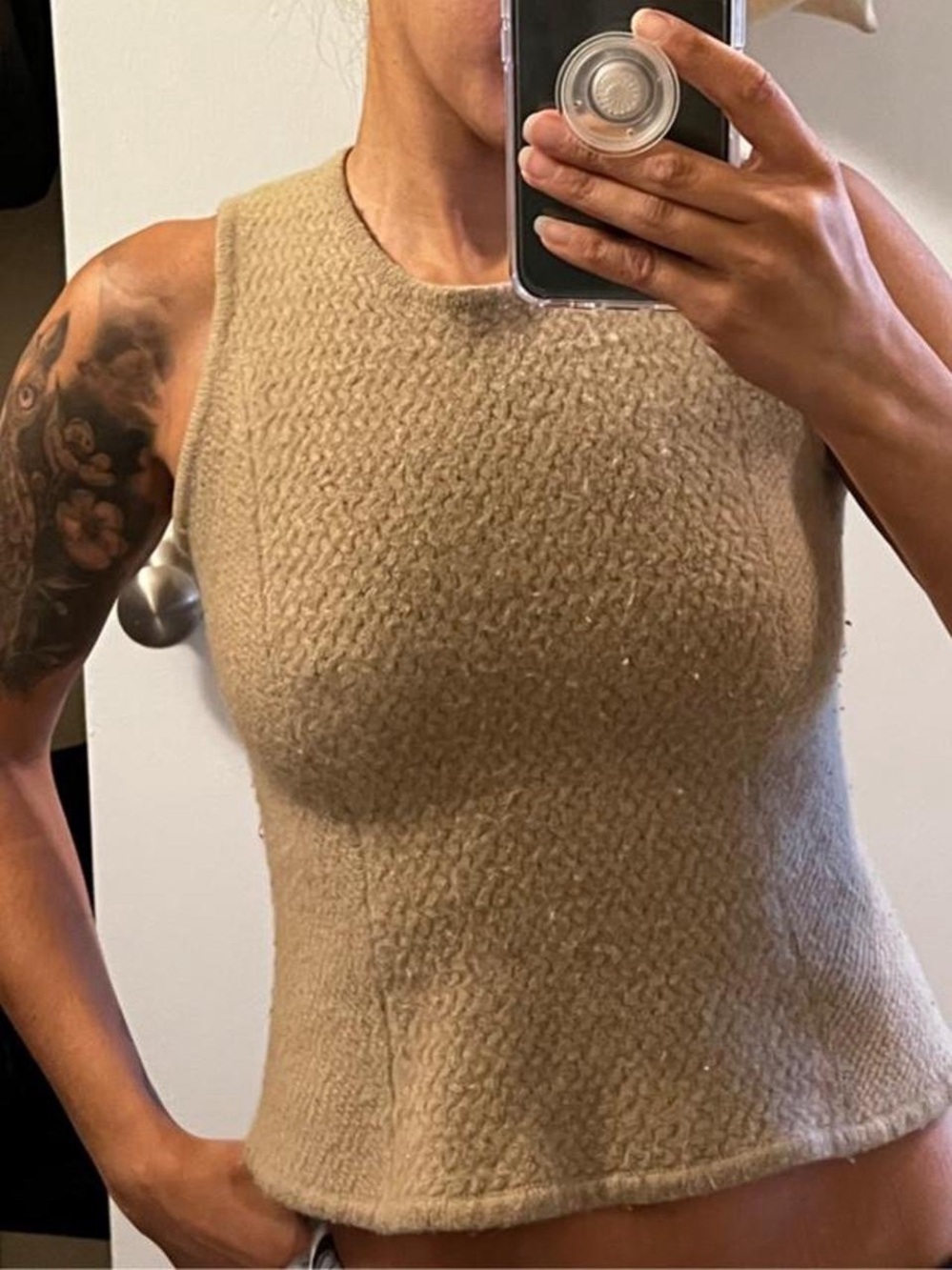 Vince 100% cashmere Sleeveless Knit Tank
